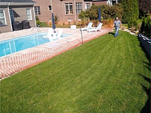 Pool Decking w/ Travertine